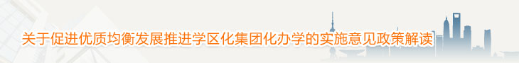 关于促进优质均衡发展推进学区化集团化办学的实施意见政策解读